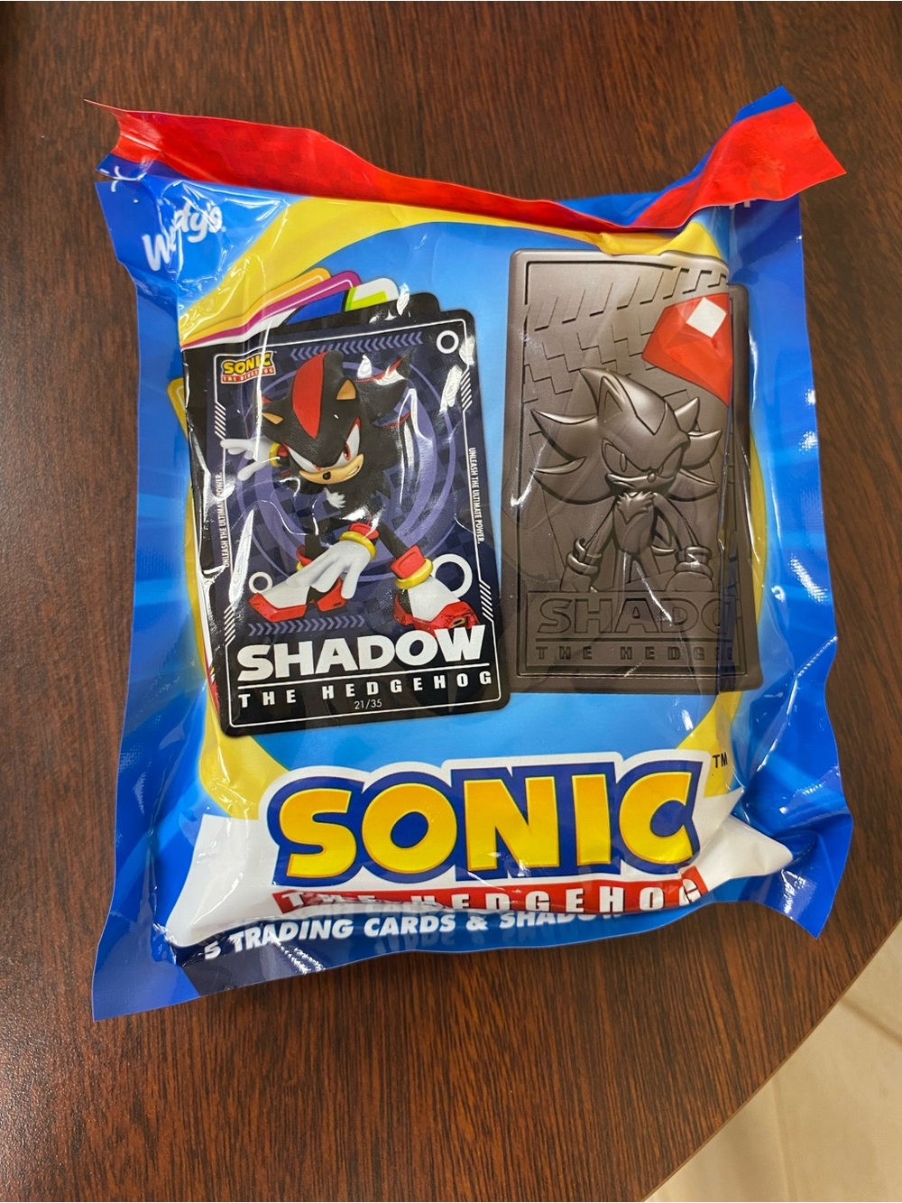 Shadow Sonic the Hedgehog Wendy’s includes 5 trading cards & case NEW